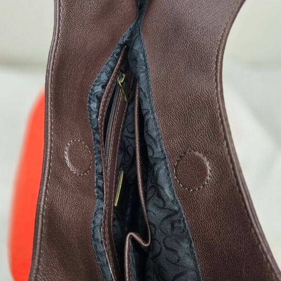 SIMPLY VERA Vera Wang Orange and Brown Women's Handbag - Picture 5 of 12